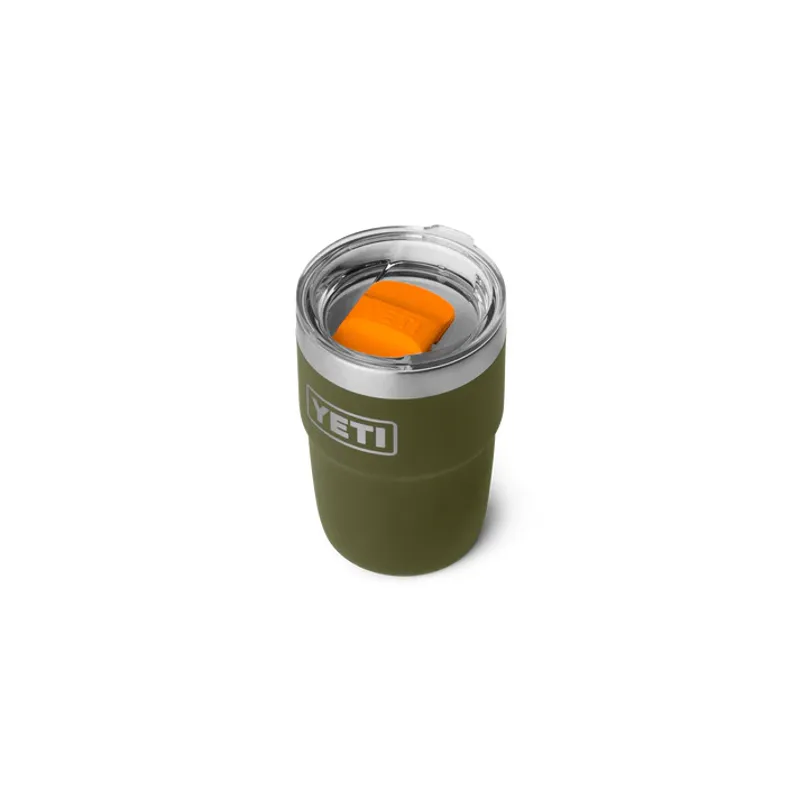 Yeti Rambler 8 Oz CL Cup - Olive/King Crab Orange-1