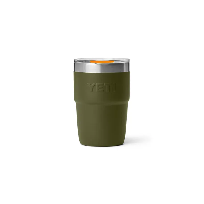 Yeti Rambler 8 Oz CL Cup - Olive/King Crab Orange-2