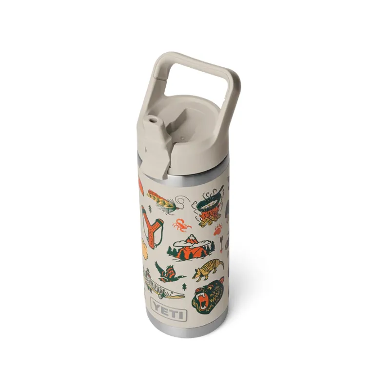 Yeti Rambler 18 Oz C Straw Bottle - Cape Summer Camp-1