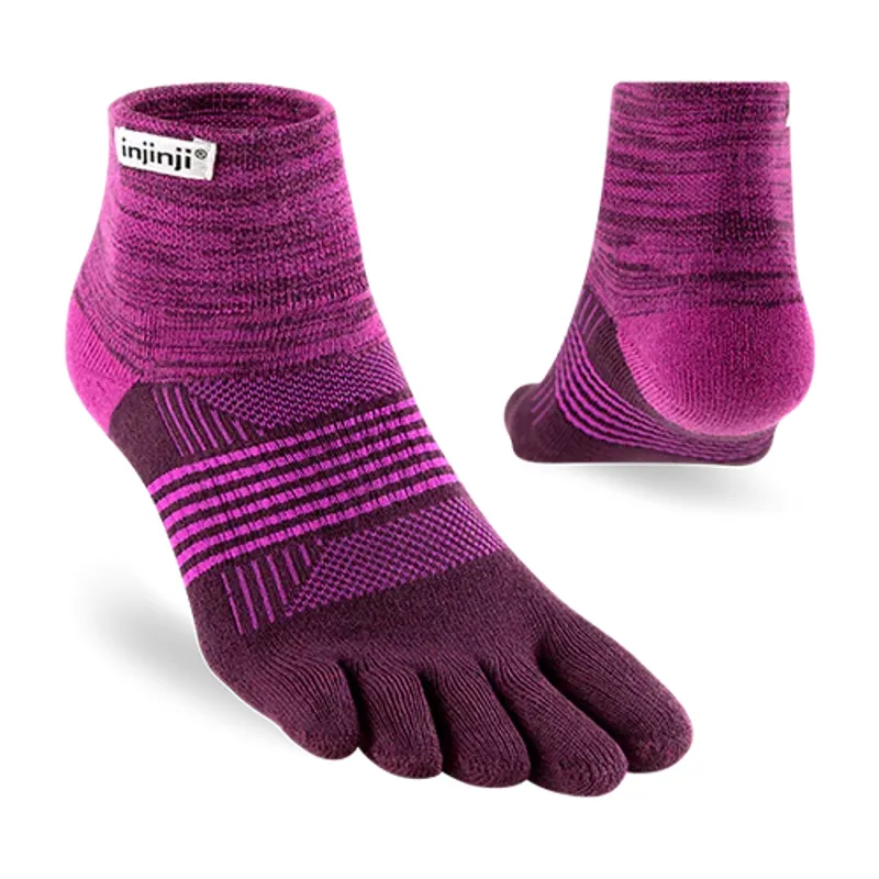 Injinji W's Trail Midweight Mini-Crew Violet