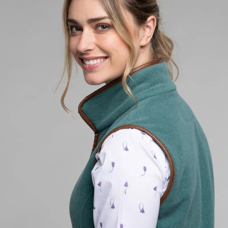 Schoffel Womens Lyndon II Fleece Gilet Duck Egg-4