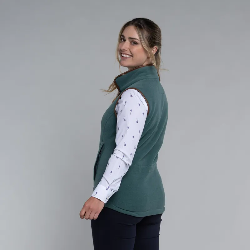 Schoffel Womens Lyndon II Fleece Gilet Duck Egg-5