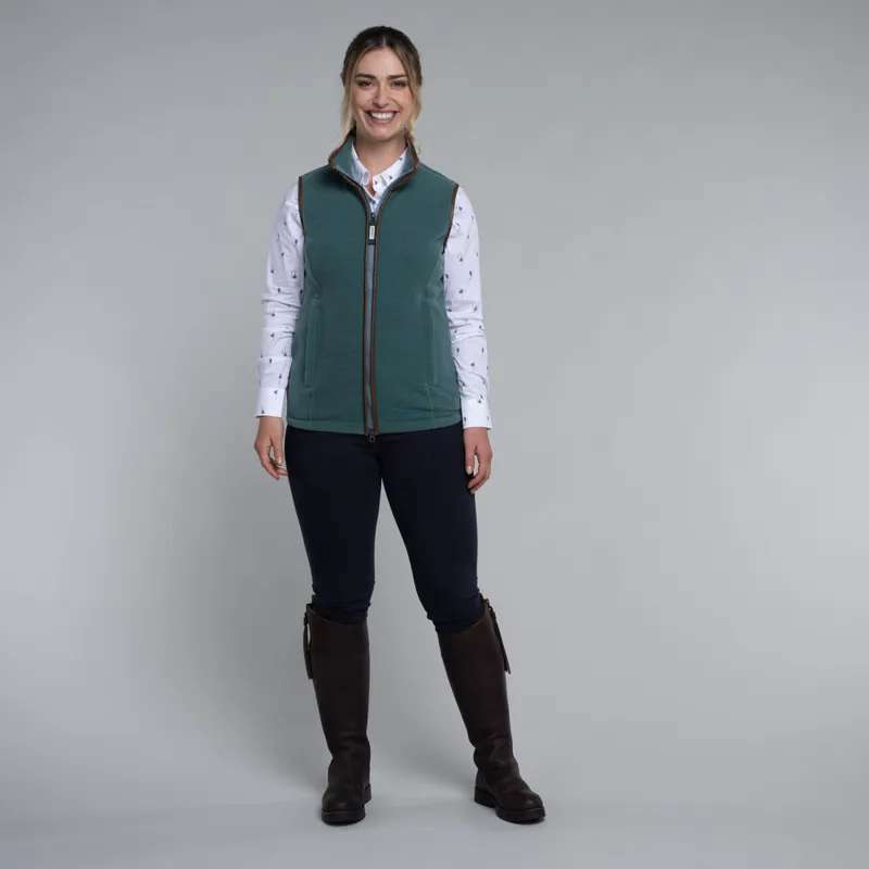 Schoffel Womens Lyndon II Fleece Gilet Duck Egg-1