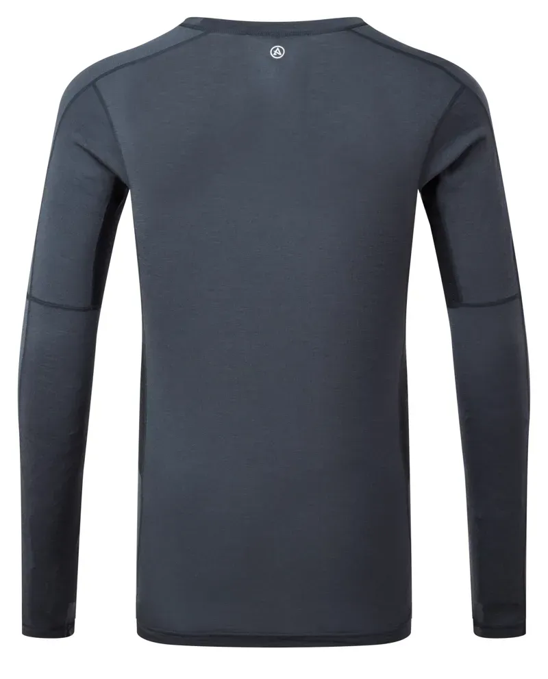 Artilect Men's Boulder 125 Crew L/S - Dusk Blue/Black-1