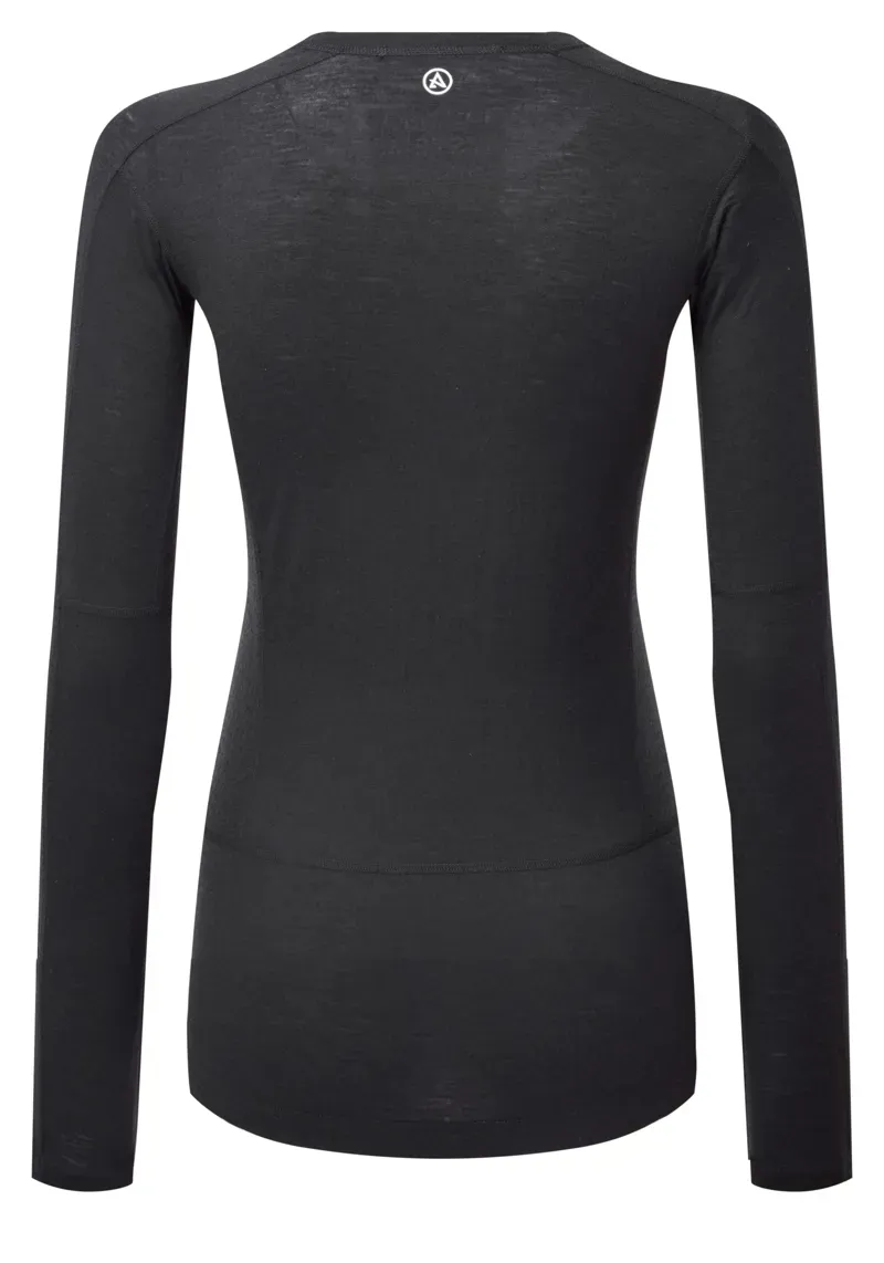 Artilect Women's Boulder 125 Crew L/S Black-1