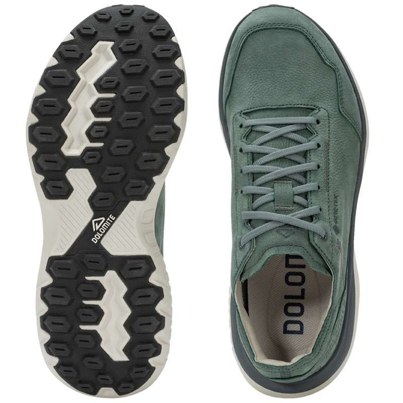 Dolomite Women's Carezza Go Leather GTX - Cold Green-2