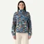 Patagonia Women's Lightweight Synchilla Snap-T Fleece Pullover Swallowtail Geo Still Blue