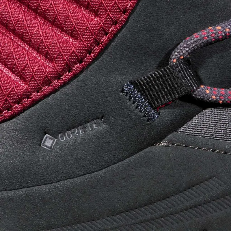 Mammut Women's Nova IV Mid GTX Hiking Shoes in Black/Blood Red-9