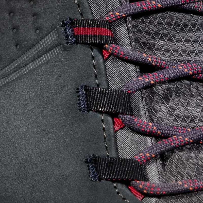 Mammut Women's Nova IV Mid GTX Hiking Shoes in Black/Blood Red-8