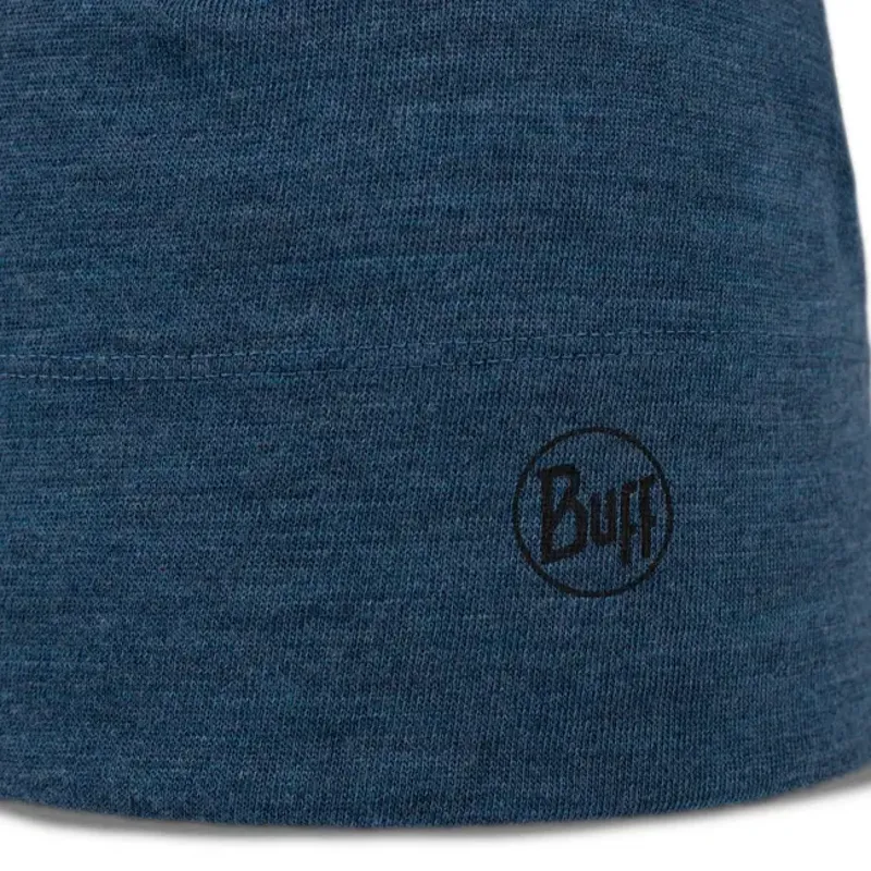 Buff Merino Midweight Beanie Melange Tempest-1