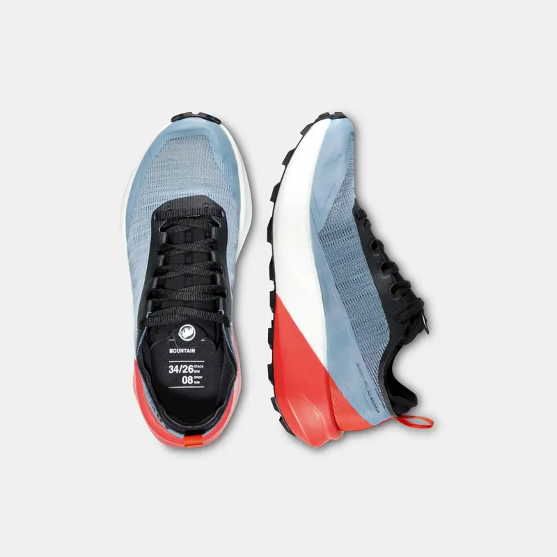 Mammut Women's Aenergy Trail All Mountain Low Shoe in Nebla-Mammut Red-4