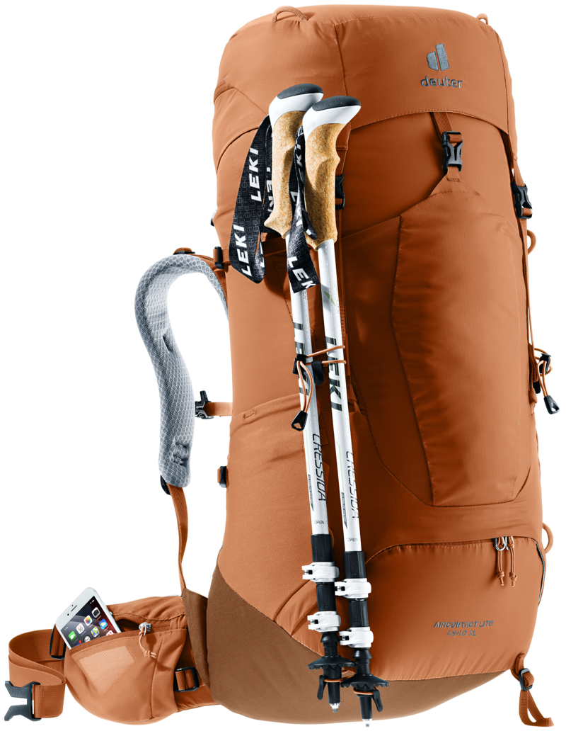 Deuter Aircontact Lite 45 + 10 SL - Pecan/Mocha-6
