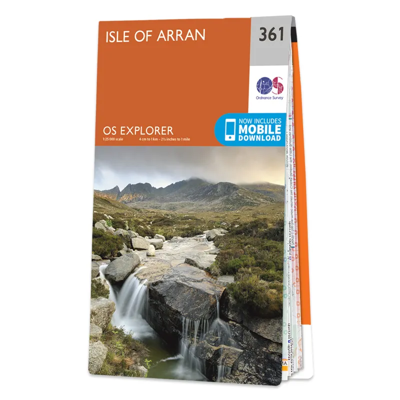 Ordnance Survey Explorer 361 Isle of Arran