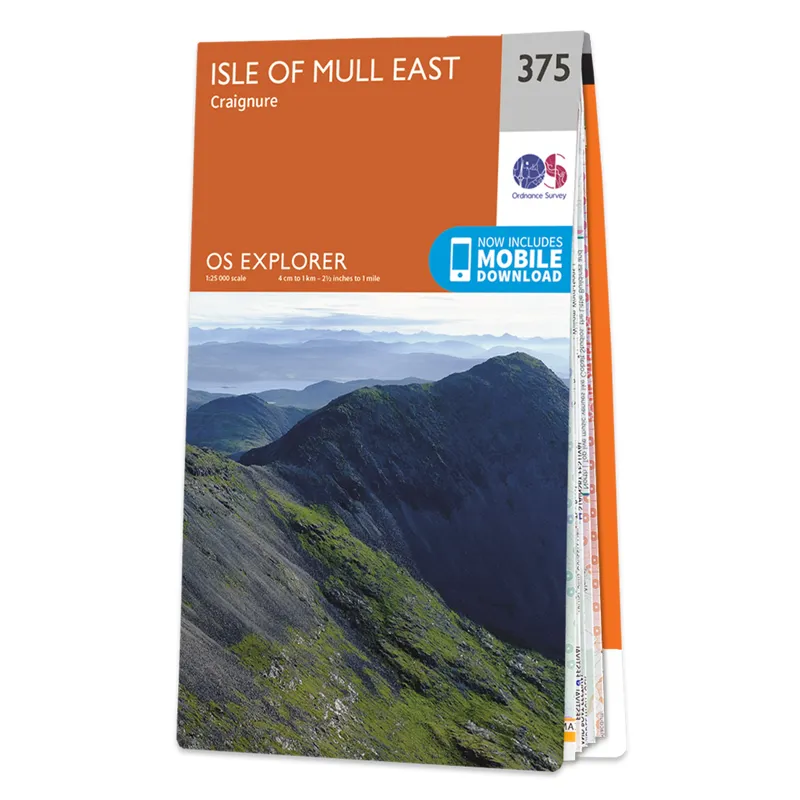Ordnance Survey Explorer 375 Isle of Mull East