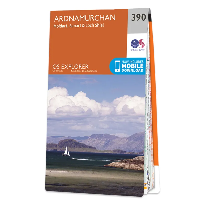 Ordnance Survey Explorer 390 Ardnamurchan