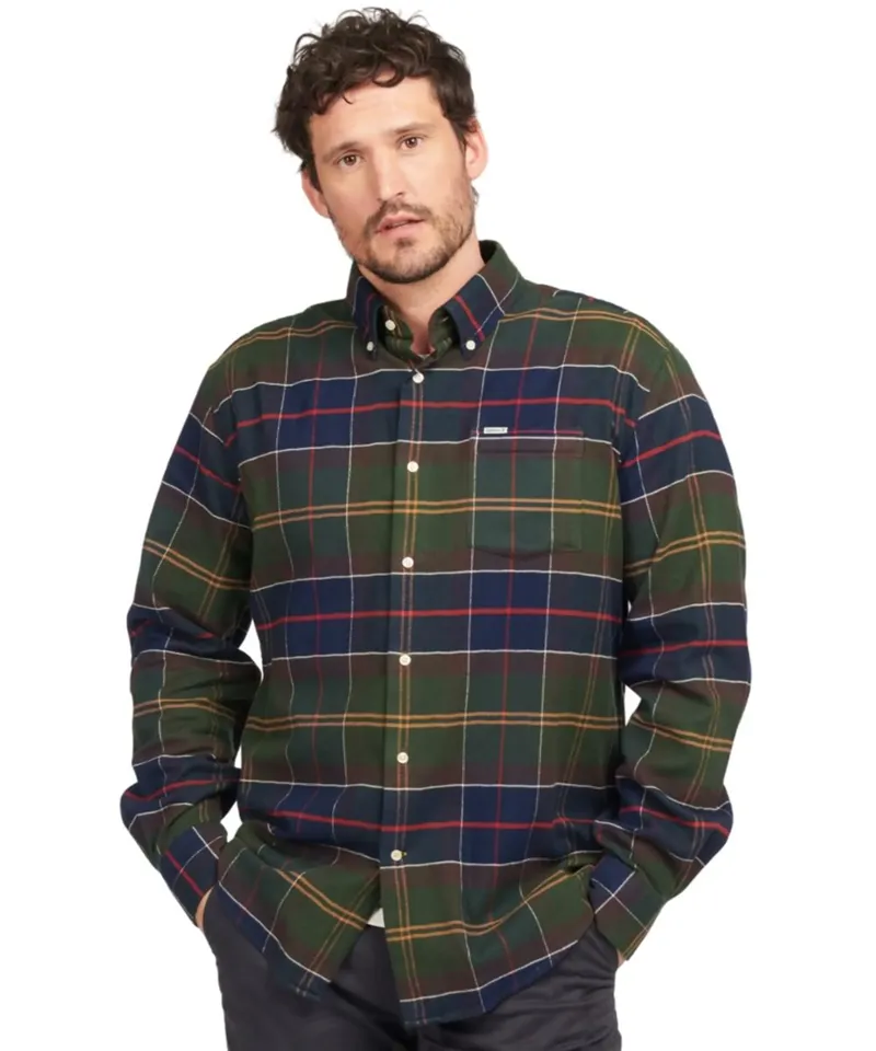 Barbour Men's Hogside Tartan Regular Shirt - Classic Tartan-1