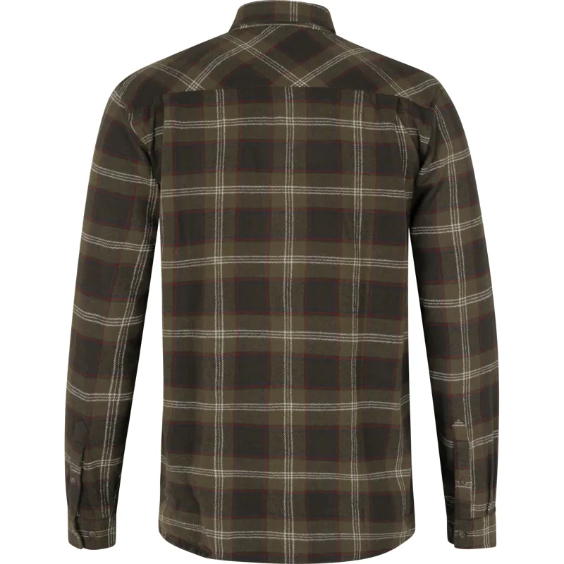 Seeland Men's Glen Flannel Shirt - Pine Green Check-1