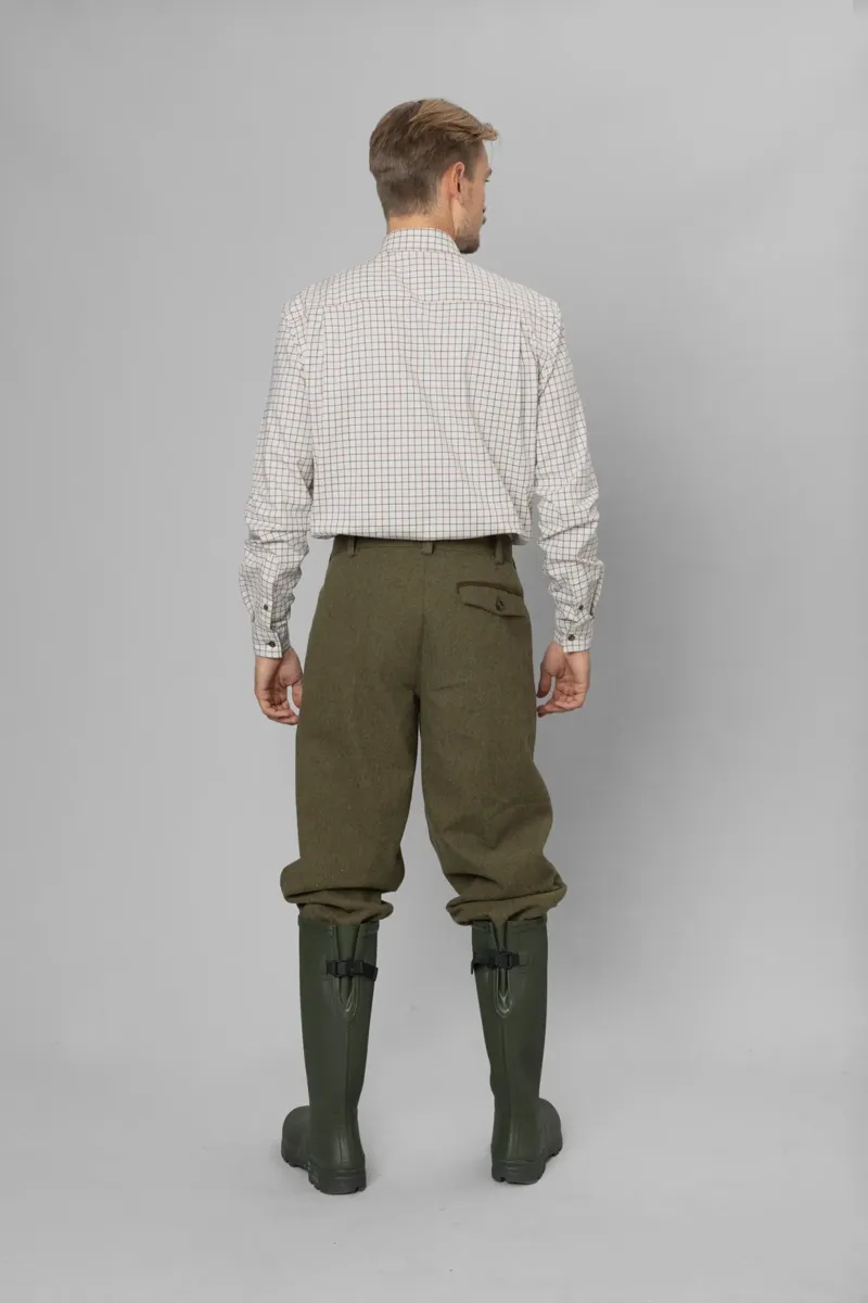 Seeland Oxford Shooting Shirt - Grape Leaf/Terracotta Check-3