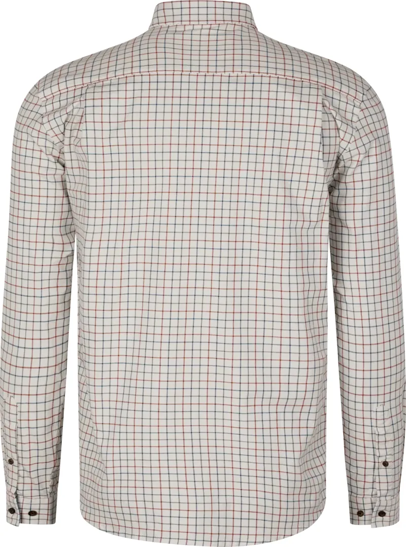 Seeland Oxford Shooting Shirt - Grape Leaf/Terracotta Check-1