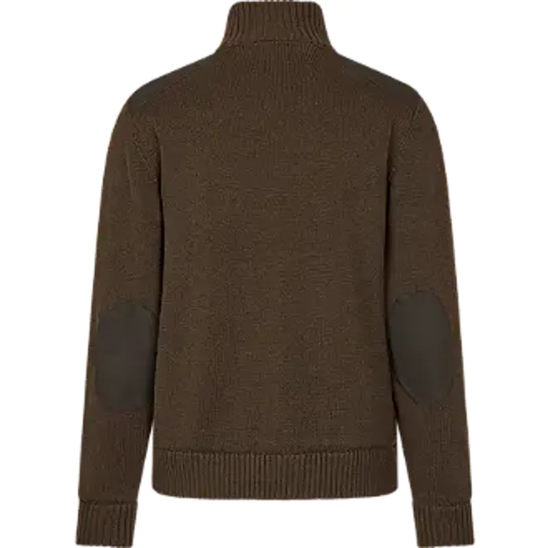 Seeland M's Haze Windbreaker Knit Dark Brown-1