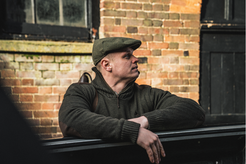 Seeland M's Haze Windbreaker Knit Dark Brown-2