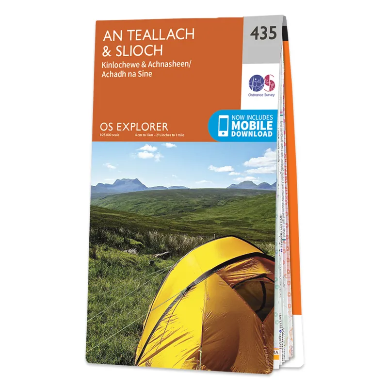 Ordnance Survey Explorer 435 An Teallach and Slioch