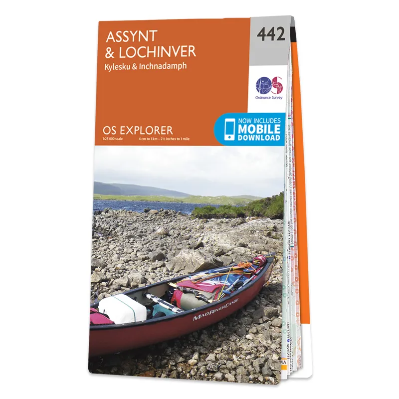 Ordnance Survey Explorer 442 Assynt and Lochinver