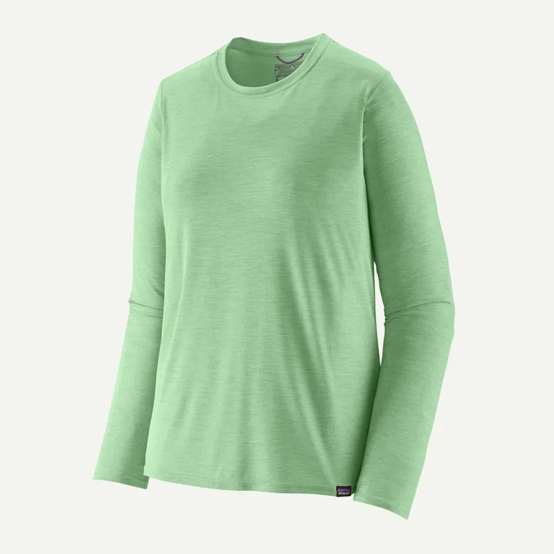 Patagonia Women's Long-Sleeved Cap Cool Daily Shirt - Rinsed Green - Dark Rinsed Green X-Dye