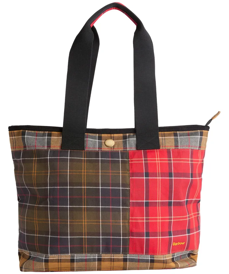 Barbour Women's Mya Patchwork Tote Bag - Classic/Cardinal/Dress