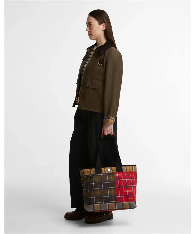 Barbour Women's Mya Patchwork Tote Bag - Classic/Cardinal/Dress-1
