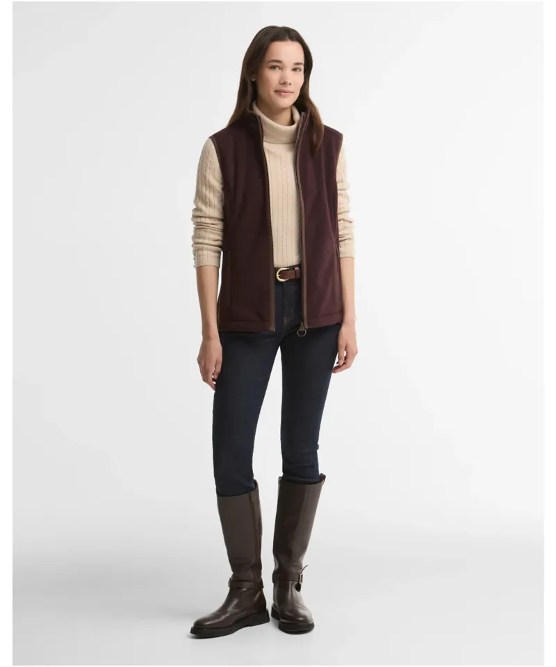 Barbour Women's Country Colton Fleece Gilet - Fig-2