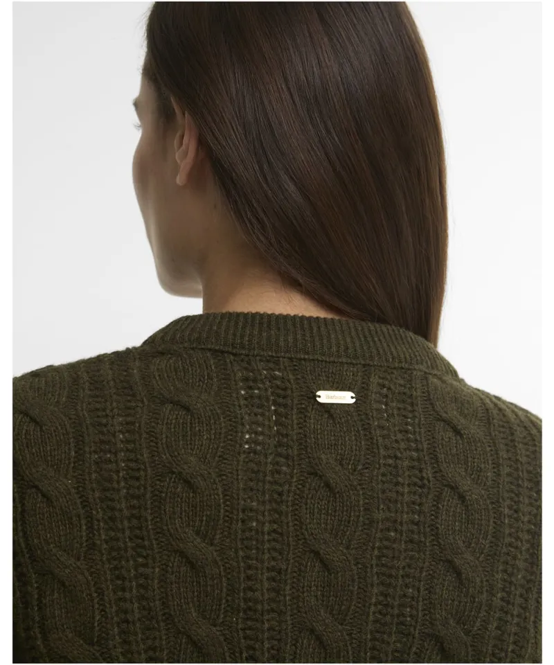Barbour Women's Joan Knitted Jumper - Olive -5
