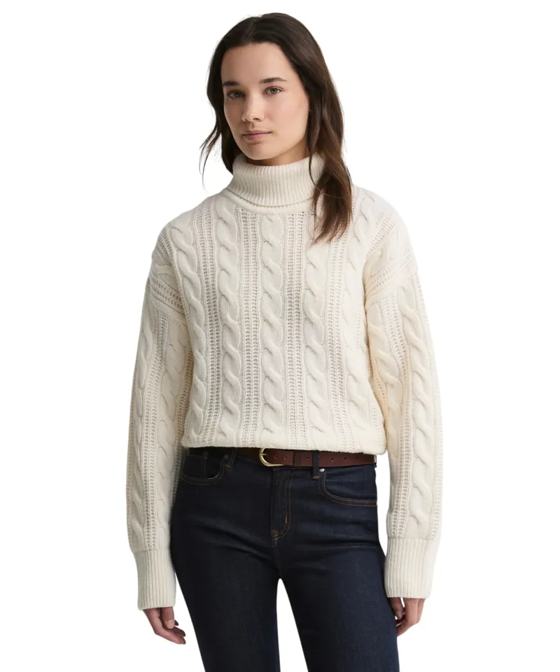 Barbour Women's Agatha Knitted Jumper - Ecru-1