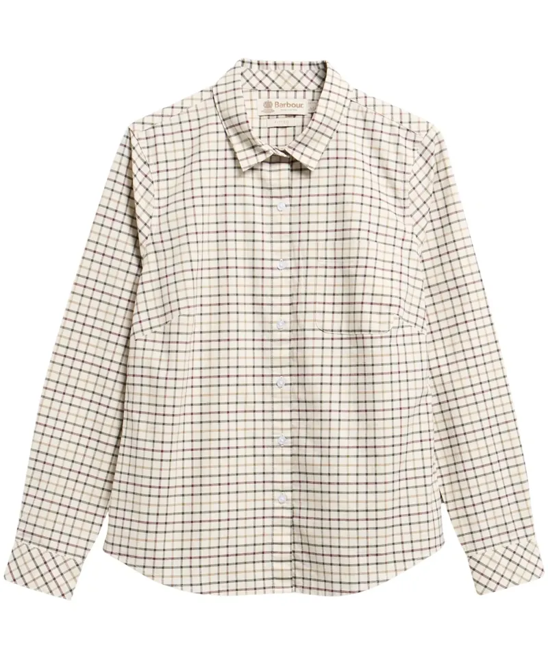 Barbour Women Woodside Check Shirt - Birch Tattersall 