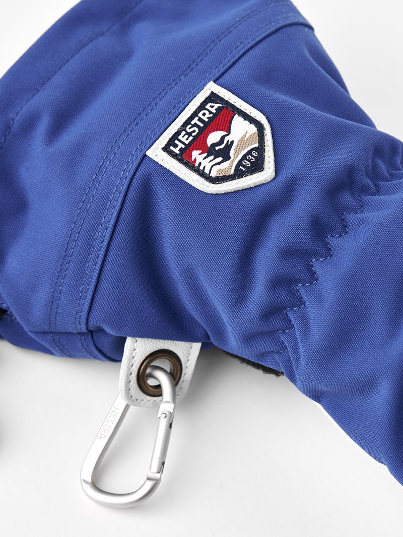 Hestra Army Leather Heli Ski - 3 Finger Royal Blue-1