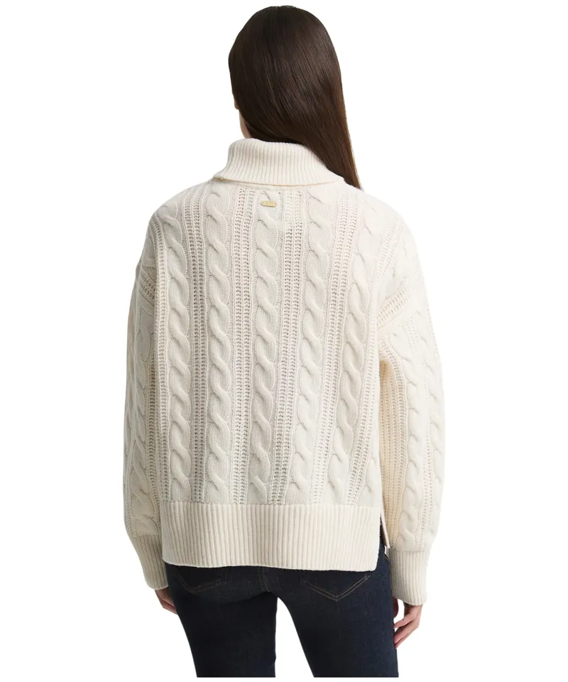 Barbour Women's Agatha Knitted Jumper - Ecru-2