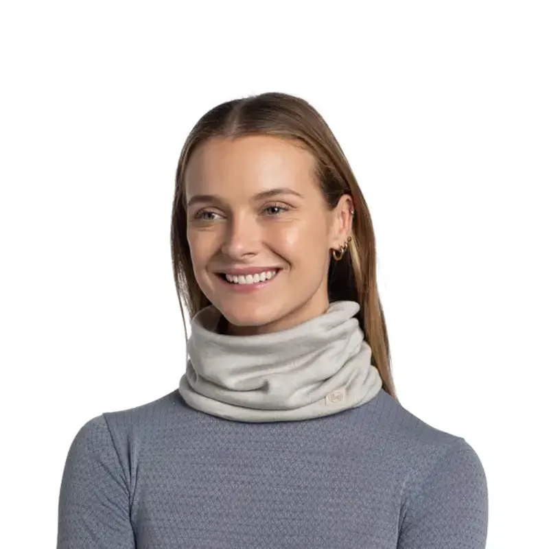 Merino Heavyweight Neck Warmer Solid Adult Cloud-1