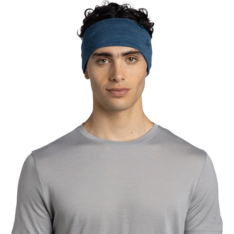 Buff Merino Lightweight Headband - Multistripes Tempest-1