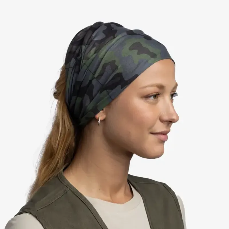 Buff CoolNet UV Neckwear in Enob Steel-5