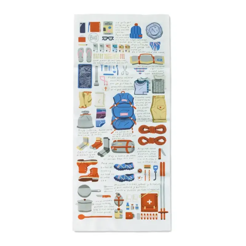 Buff Camino de Santiago CoolNet UV Neckwear in Guia Peregrino-1