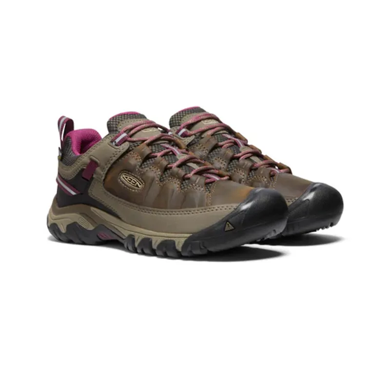 Keen Women's Targhee III Waterproof Weiss/Boysenberry-1