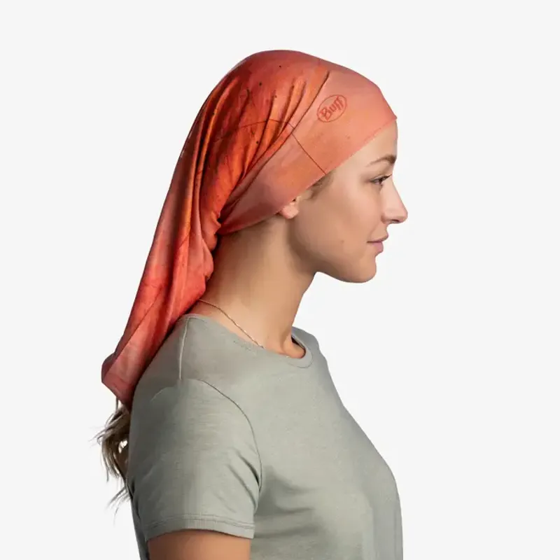 Buff CoolNet UV Neckwear in Keffy Nectarine-12