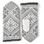 Hestra Nordic Wool Mitt Grey/Off White