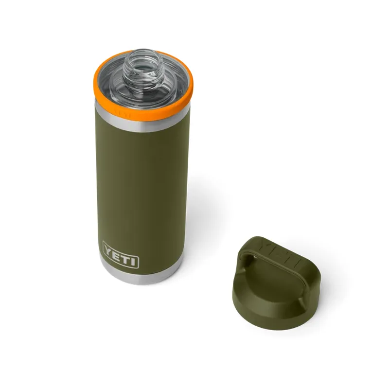 Yeti Rambler 18 Oz C Bottle Chug - Olive/King Crab Orange-1