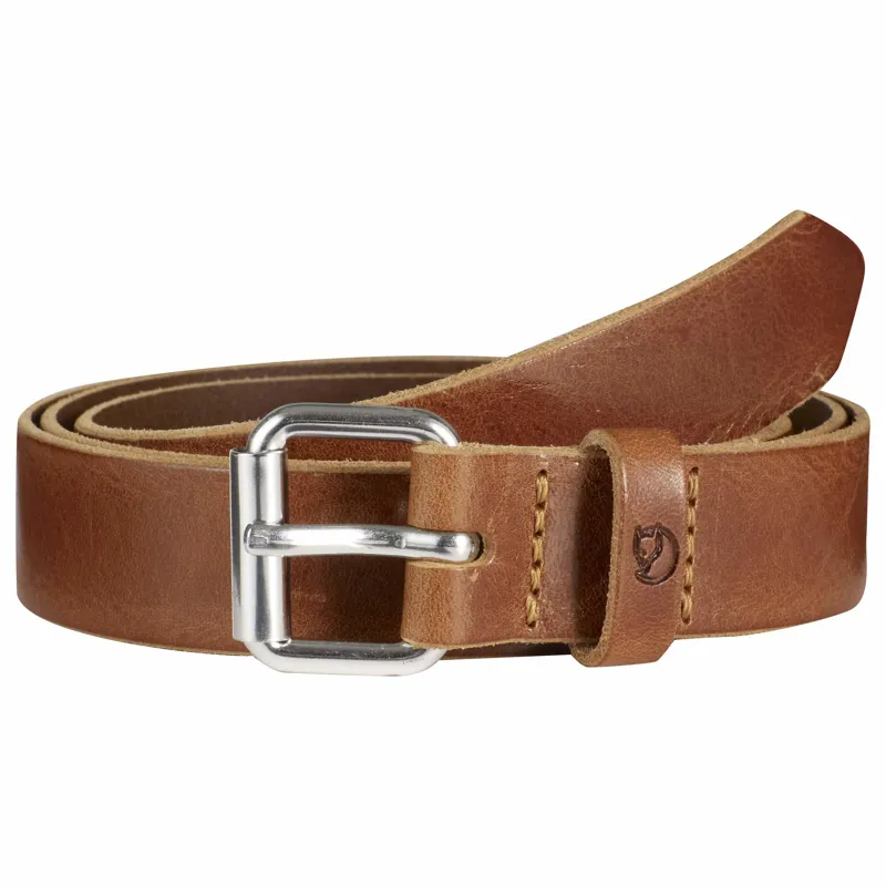 Fjallraven Singi Belt 2.5cm Leather Cognac
