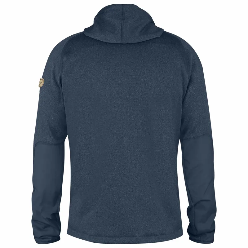 Fjallraven Övik Mens Fleece Hoodie Navy-1
