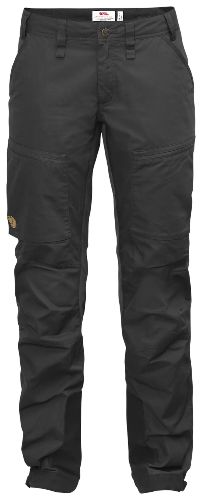 Fjällräven Womens Abisko Lite Trekking Trousers Reg Dark Grey