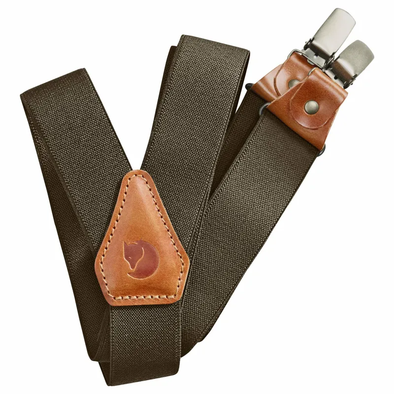 Fjallraven Singi Clip Suspenders Dark Olive-1