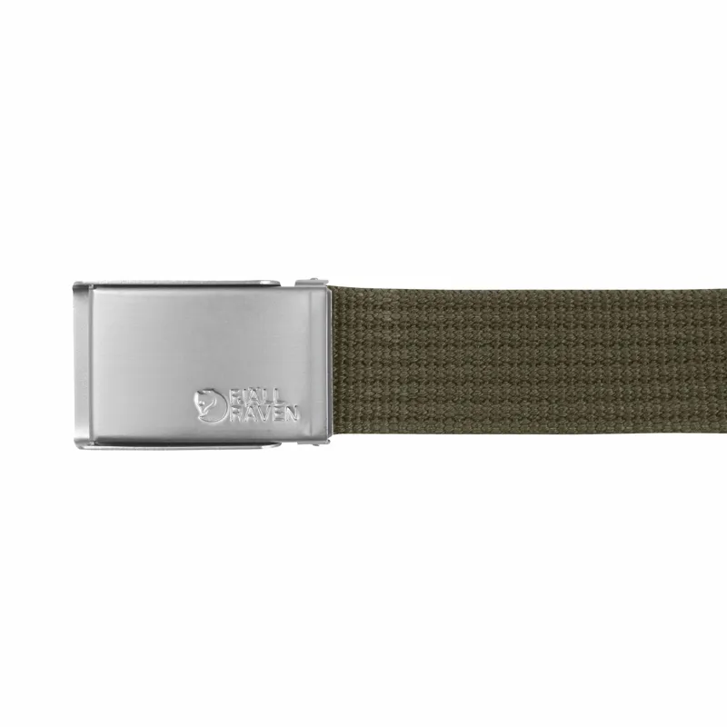 Fjallraven Canvas Belt in Dark Olive-1