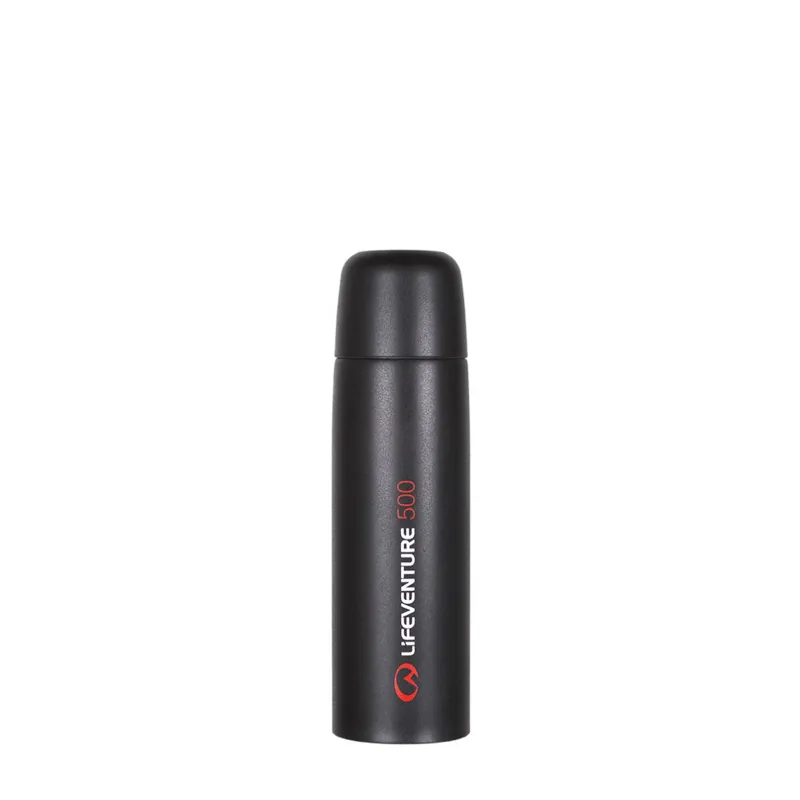 Lifeventure TiV Vacuum Flask 500ml Black